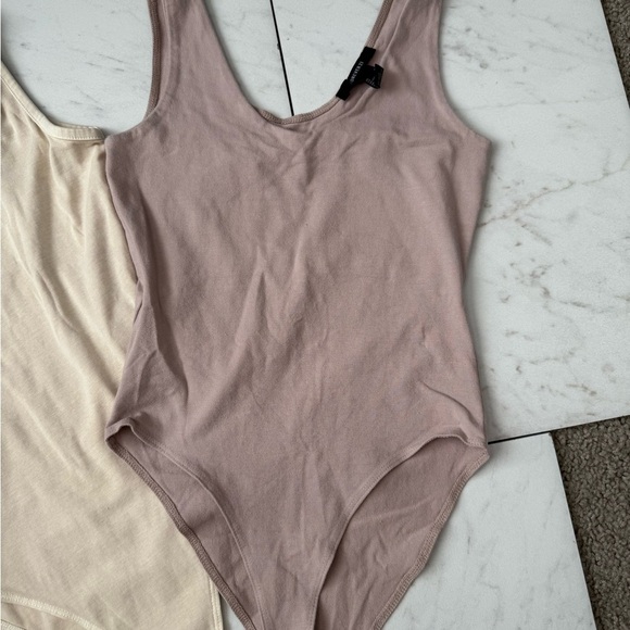 FOREVER 21 Bodysuit tank tops; size small and medium - Picture 2 of 6